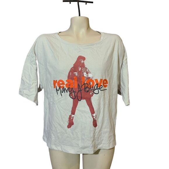 BP. Mary J Blige Real Lovee Tee Size Medium - Picture 1 of 5